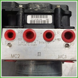 Centralina ABS Modulo Pompa BOSCH 0265800598 71746430 FIAT GRANDE PUNTO 2Y Originale Usato