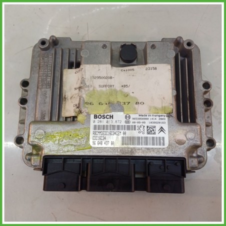 Centralina Motore Iniezione ECU BOSCH 0281013872 CITROEN C4 1.6 16V 66kw 9664843780 2004 2010