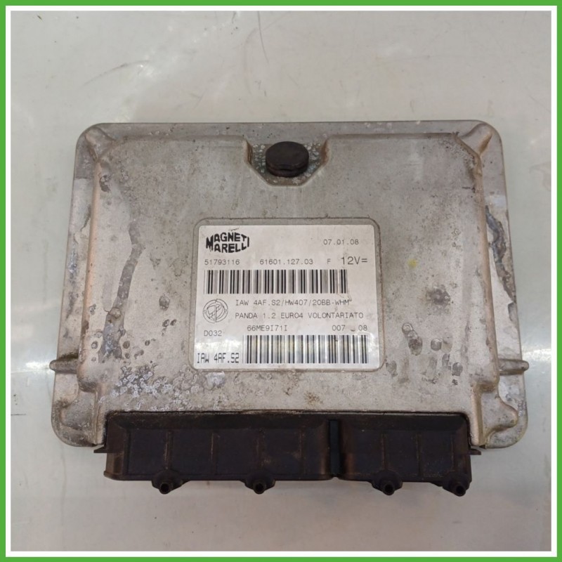 Centralina Motore Iniezione ECU MAGNETI MARELLI IAW4AF.S2 FIAT PANDA 2Q 1.2 44kw 51793116 2003 2010