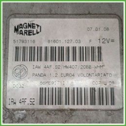 Centralina Motore Iniezione ECU MAGNETI MARELLI IAW4AF.S2 FIAT PANDA 2Q 1.2 44kw 51793116 2003 2010