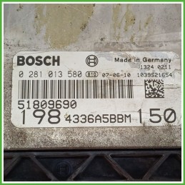 Centralina Motore Iniezione ECU BOSCH 0281013580 FIAT BRAVO 3L 1.9 110kw 51809690 2007 2010
