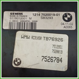 Centralina Motore Iniezione ECU SIEMENS S118012001M MINI MINI R50/R53 1.6 16V 85kw 12147520019-01 2001 2006