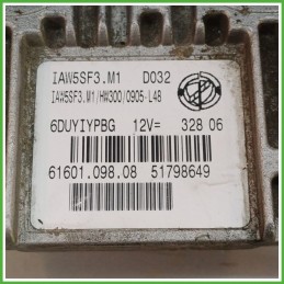 Centralina Motore Iniezione ECU MAGNETI MARELLI IAW5SF3.M1 FIAT GRANDE PUNTO 2Y 1.2 48kw 51798649 2005 2008