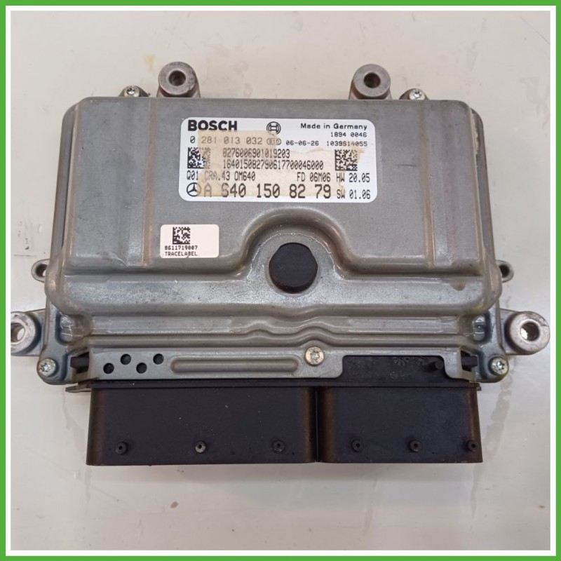 Centralina Motore Iniezione ECU BOSCH 0281013032 MERCEDES-BENZ Classe B T245 CDI 103kw A6401508279 2005 2013