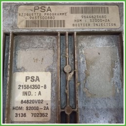 Centralina Motore Iniezione ECU SAGEM 21584350-8 PEUGEOT 207 1.4 50kw 1943T3 2009 2011