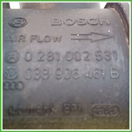 Debimetro Misuratore Massa Aria BOSCH 0281002531 SEAT LEON 1P 1.9 TDI 038906461B 2005 2013