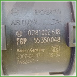 Debimetro Misuratore Massa Aria BOSCH 0281002618 OPEL CORSA S07 1.3 16V 93178243 2006 2011