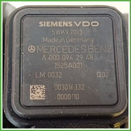 Debimetro Misuratore Massa Aria SIEMENS 5WK97003 MERCEDES-BENZ Classe B T245 CDI A0000943348 2005 2013