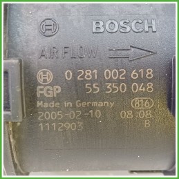 Debimetro Misuratore Massa Aria BOSCH 0281002618 OPEL ASTRA A04 1.7 16V 55350048 2004 2011