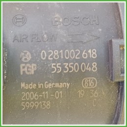 Debimetro Misuratore Massa Aria BOSCH 0281002618 OPEL ASTRA A04 1.7 16V 55350048 2004 2011
