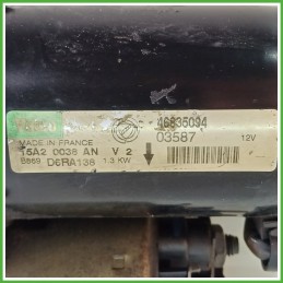 Motorino Avviamento VALEO D6RA138 FIAT MULTIPLA 1F 46835094