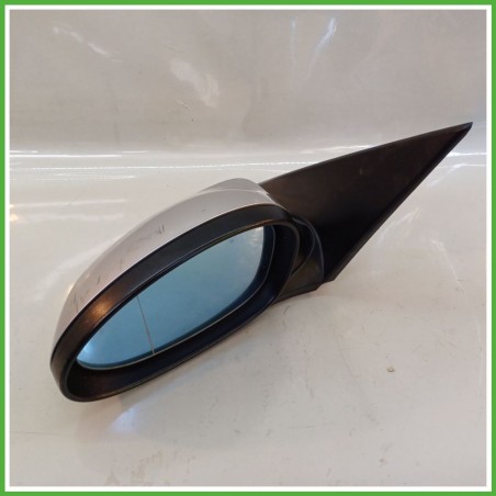 Specchio Specchietto Retrovisore Sinistro SX GRIGIO CHIARO BMW Serie 1 E87 2004 2007 MAGNA Originale Usato