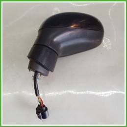 Specchio Specchietto Retrovisore Sinistro SX NERO SEAT LEON 1P 2005 2013 Originale Usato