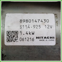Motorino Avviamento HITACHI S114.925 OPEL ASTRA A04 98014743