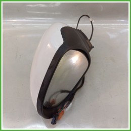 Specchio Specchietto Retrovisore Sinistro SX BIANCO PEUGEOT 207 2009 2011 FICOSA FICOMIRRORS Originale Usato