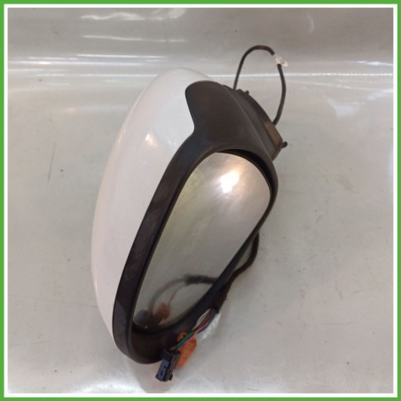 Specchio Specchietto Retrovisore Sinistro SX BIANCO PEUGEOT 207 2009 2011 FICOSA FICOMIRRORS Originale Usato