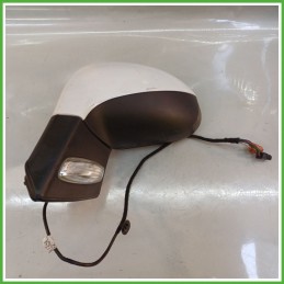 Specchio Specchietto Retrovisore Sinistro SX BIANCO PEUGEOT 207 2009 2011 FICOSA FICOMIRRORS Originale Usato