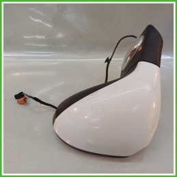 Specchio Specchietto Retrovisore Sinistro SX BIANCO PEUGEOT 207 2009 2011 FICOSA FICOMIRRORS Originale Usato