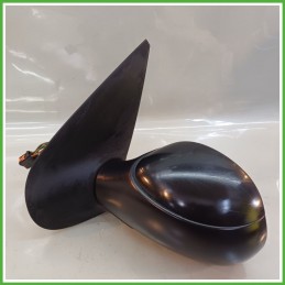 Specchio Specchietto Retrovisore Sinistro SX NERO PEUGEOT 206 1998 2009 MAGNETI MARELLI Originale Usato