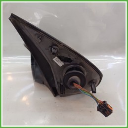 Specchio Specchietto Retrovisore Sinistro SX NERO PEUGEOT 206 1998 2009 MAGNETI MARELLI Originale Usato