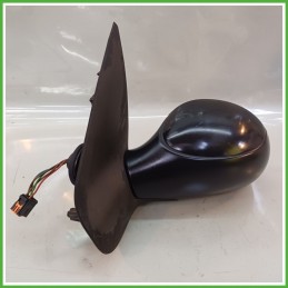 Specchio Specchietto Retrovisore Sinistro SX NERO PEUGEOT 206 1998 2009 MAGNETI MARELLI Originale Usato