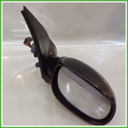 Specchio Specchietto Retrovisore Destro DX NERO PEUGEOT 206 1998 2009 MAGNETI MARELLI Originale Usato