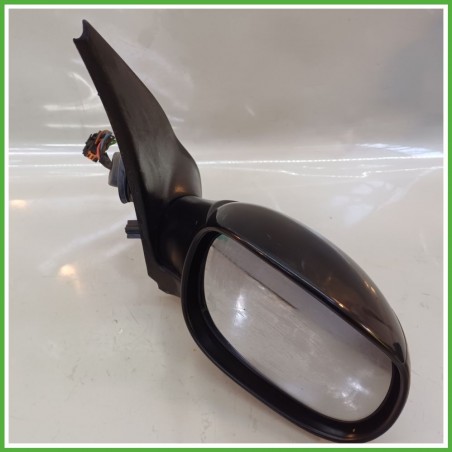 Specchio Specchietto Retrovisore Destro DX NERO PEUGEOT 206 1998 2009 MAGNETI MARELLI Originale Usato