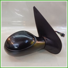 Specchio Specchietto Retrovisore Destro DX NERO PEUGEOT 206 1998 2009 MAGNETI MARELLI Originale Usato
