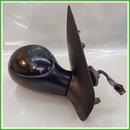 Specchio Specchietto Retrovisore Destro DX NERO PEUGEOT 206 1998 2009 MAGNETI MARELLI Originale Usato
