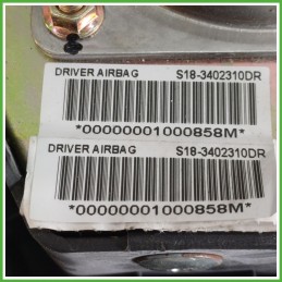 Airbag Guidatore Sinistro SX DR dr1 1.3 S18-3402310DR 2010 2011