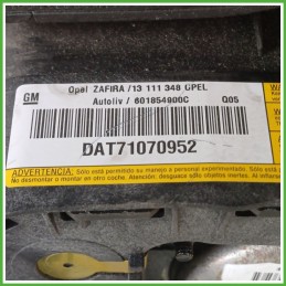 Airbag Guidatore Sinistro SX OPEL ZAFIRA A05 1.6 16V 13382222 2005 2010 AUTOLIV 601854900C