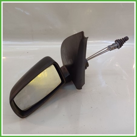 Specchio Specchietto Retrovisore Sinistro SX GOFFRATO FIAT PANDA 2Q 2003 2010 FICOSA FICOMIRRORS Originale Usato