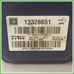 Centralina ABS Modulo Pompa TRW 16817011 13321113 OPEL INSIGNIA G09 Originale Usato