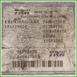 Centralina ABS Modulo Pompa TRW EBC430NG 71740272 LANCIA YPSILON TE Originale Usato