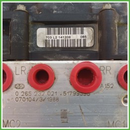 Centralina ABS Modulo Pompa BOSCH 0265800673 71748288 FIAT PANDA 2Q Originale Usato