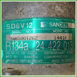 Compressore Clima AC Aria Condizionata SANDEN SD6V12 OPEL ASTRA T98 24422013