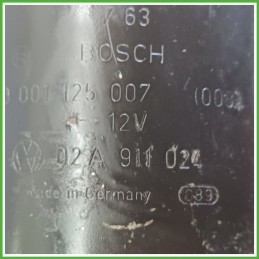 Motorino Avviamento BOSCH 0001125007 AUDI A3 8L 02A911023TX