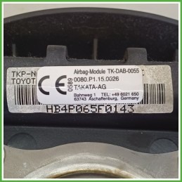 Airbag Guidatore Sinistro SX TOYOTA YARIS 1.3 16V 451300D600B0 2005 2012 TOYOTA TK-DAB-055