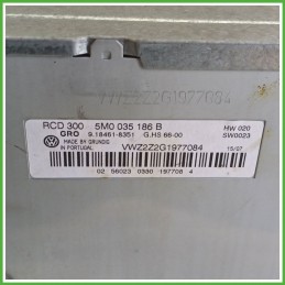 Autoradio VOLKSWAGEN GOLF PLUS 5M 1.6 16V 5M0057195B 2005 2009 VOLKSWAGEN GRO9.18461-8351