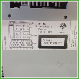 Autoradio LANCIA YPSILON TE 1.2 735434109 2006 2008 BLAUPUNKT 7646366516