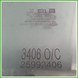 Cristallo Laterale Scendente Anteriore Destro DX OPEL MOKKA X 5 Porte 25993406 2016 KAC Korea Autoglass 3406