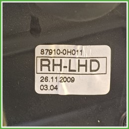 Specchio Specchietto Retrovisore Destro DX NERO PEUGEOT 107 2005 2014 MAGNA Originale Usato
