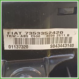 Airbag Guidatore Sinistro SX FIAT PUNTO 2U 1.3 16V MJT 735335242 2003 2007 TRW S043443140
