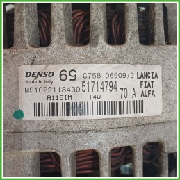 Alternatore DENSO MS1022118430 FIAT GRANDE PUNTO 4C 52003531