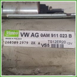 Motorino Avviamento VALEO TS12ER20 VOLKSWAGEN PASSAT 36 0AM911023T