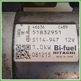 Motorino Avviamento HITACHI S114.947 FIAT GRANDE PUNTO 4C 51832951