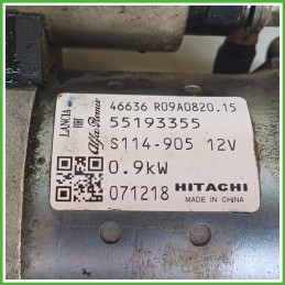 Motorino Avviamento HITACHI S114.905 LANCIA YPSILON TE 55193355