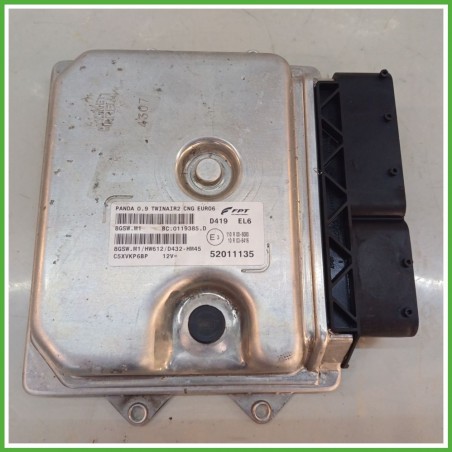 Centralina Motore Iniezione ECU MAGNETI MARELLI 8GSW.M1 FIAT PANDA 33 0.9 Turbo 63kw 52018633 2011 2017