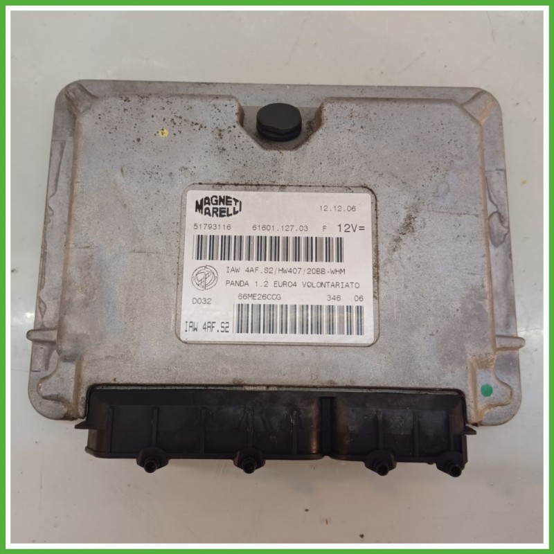 Centralina Motore Iniezione ECU MAGNETI MARELLI IAW4AF.S2 FIAT PANDA 2Q 1.2 44kw 51793116 2003 2010