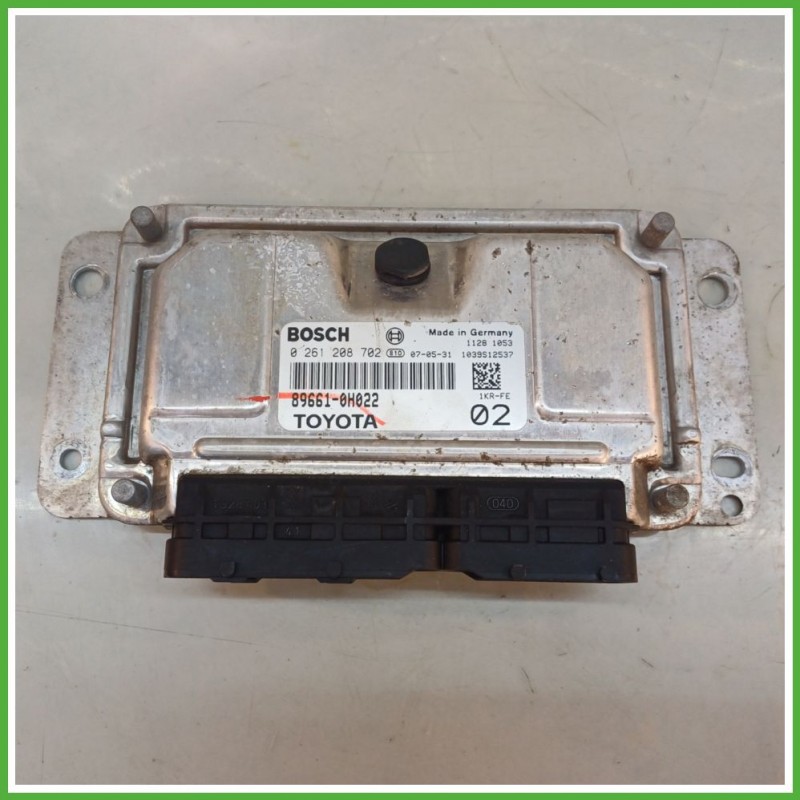 Centralina Motore Iniezione ECU BOSCH 0261208702 PEUGEOT 107 1.0 50kw 896610H022 2005 2014